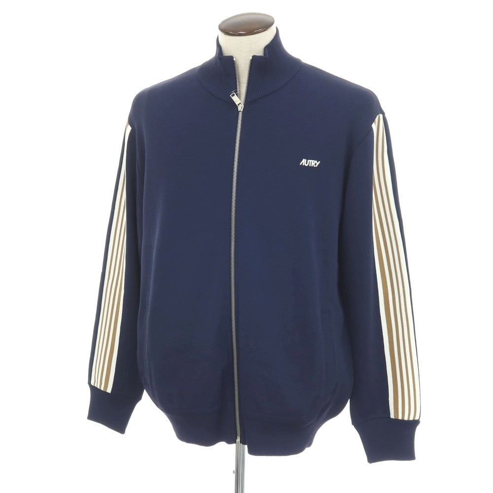 【新品】オートリー AUTRY JACKET MAIN MAN KNIT ジップアップ ニット ジャージ ネイビー【サイズXXL】【メンズ】 新品】オートリー AUTRY JACKET MAIN MAN KNIT ジップアップ ニット