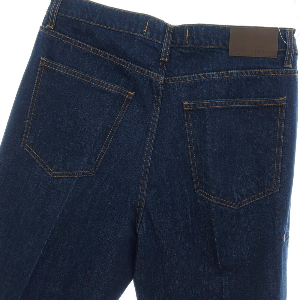 【新品】ボネール BONHEUR OSAKA コットン テーパードシルエット デニムパンツ ジーンズ ネイビー【サイズ32】【 状態ランクN 】【 メンズ 】