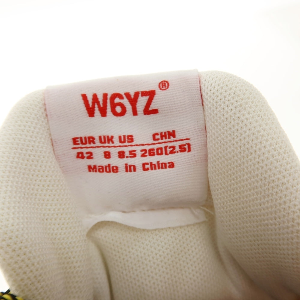 【新品アウトレット】ウィズ(W6YZ) W6YZ JM230-2B59Z ナイロン スエード スニーカー ベージュxグレー【サイズ42】【 状態ランクN- 】【 メンズ 】