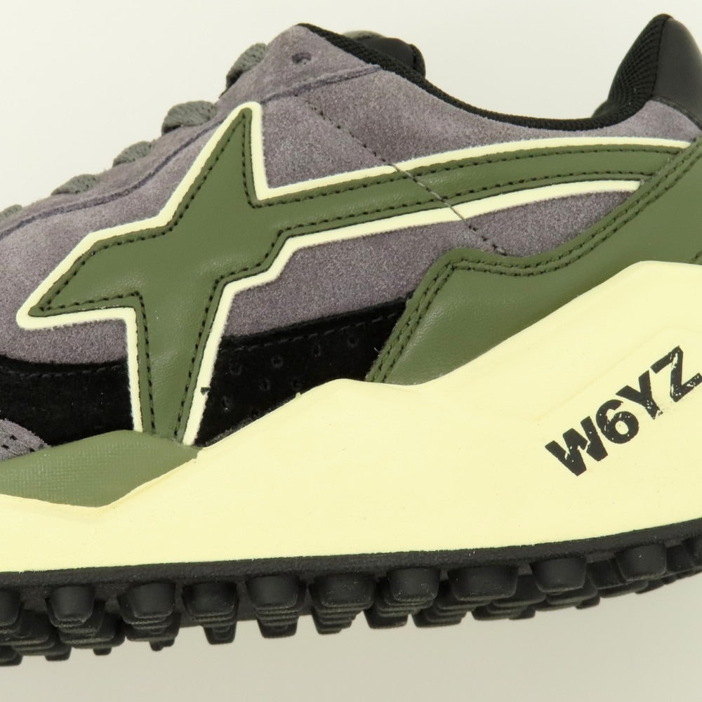 【新品アウトレット】ウィズ(W6YZ) W6YZ WFM211-1B14 スエード スニーカー グレー【サイズ44】【 状態ランクN- 】【 メンズ 】
