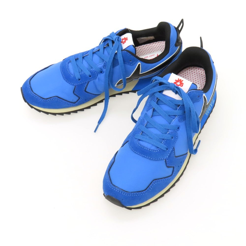 【新品アウトレット】ウィズ（W6YZ） W6YZ WI191-10037 ナイロン スエード スニーカー ブルー【サイズ44】【メンズ】 新品アウトレット】ウィズ（W6YZ） W6YZ WI191-10037 ナイロン