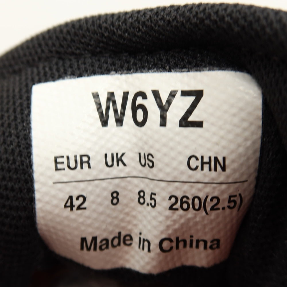【新品アウトレット】ウィズ(W6YZ) W6YZ スニーカー グレーxブラック【サイズ42】【 状態ランクN- 】【 メンズ 】