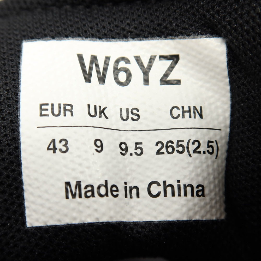 【新品】ウィズ(W6YZ) W6YZ スニーカー グレーxブラック【サイズ43】【 状態ランクN 】【 メンズ 】