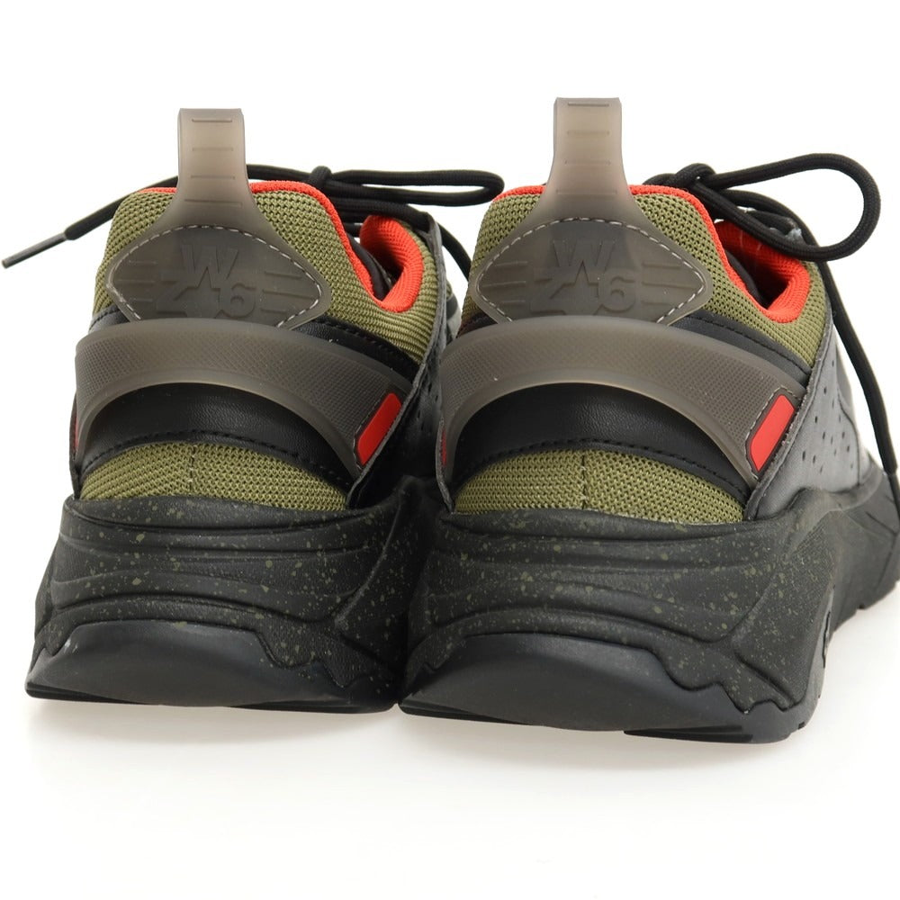 【新品】ウィズ(W6YZ) W6YZ スニーカー ブラックxオリーブ【サイズ42】【 状態ランクN 】【 メンズ 】
