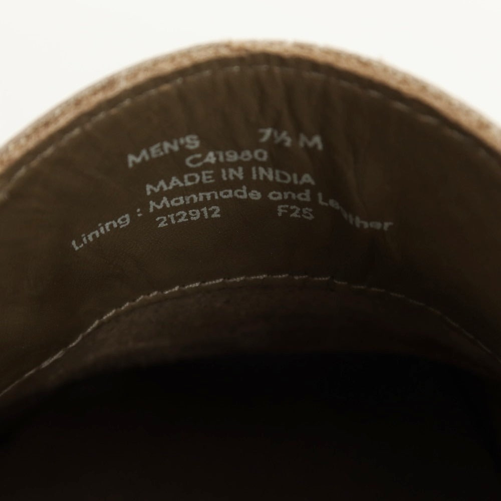 【中古】コールハーン COLE HAAN C41980 牛革 ドライビングシューズ ベージュ【サイズ7 1/2】【 状態ランクB 】【 メンズ 】