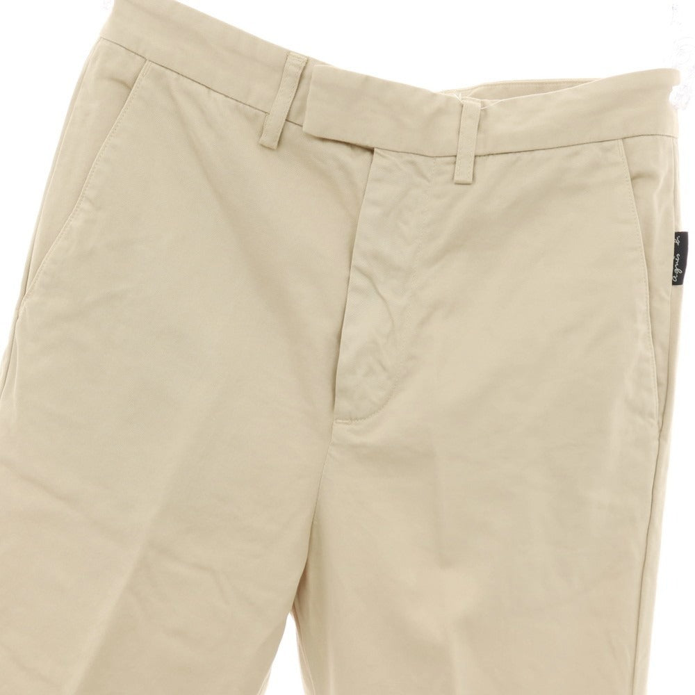 【中古】アニエスベーオム Agnes b. homme コットン カジュアルスラックスパンツ ベージュ【サイズ36】【 状態ランクB 】【 メンズ 】