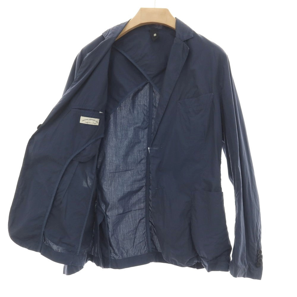 【中古】オリジナルヴィンテージスタイル ORIGINAL VINTAGE STYLE コットン 2B カジュアルジャケット ネイビー【サイズ48】【 状態ランクC 】【 メンズ 】