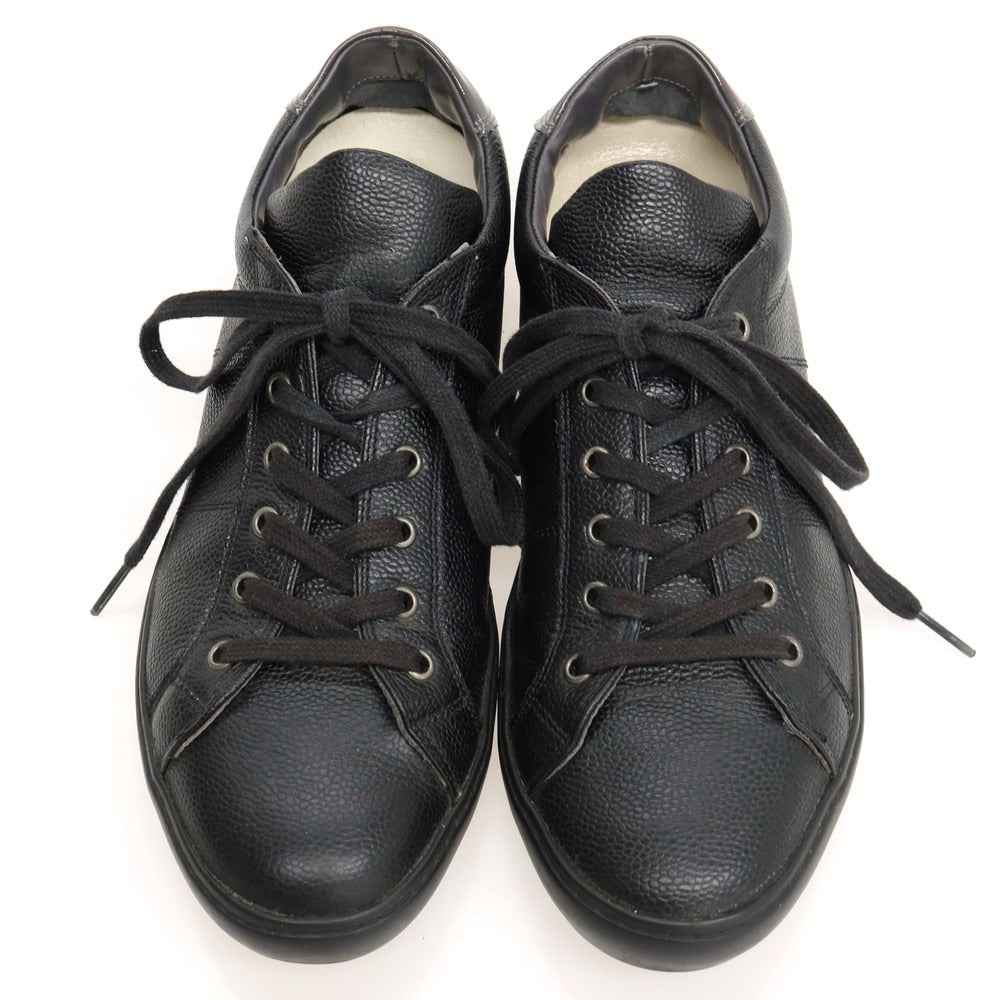 【中古】パントフォラドーロ Pantofola dOro レザー スニーカー ブラック【サイズ42】【 状態ランクC 】【 メンズ 】