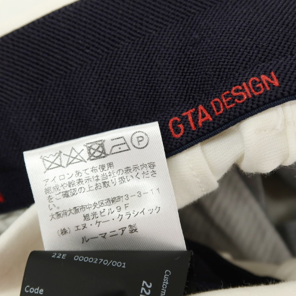 【中古】ジーティーアー G.T.A KEVIN コットンナイロン ジャージー ジョガーカーゴパンツ オフホワイト【サイズ48】【 状態ランクB 】【 メンズ 】