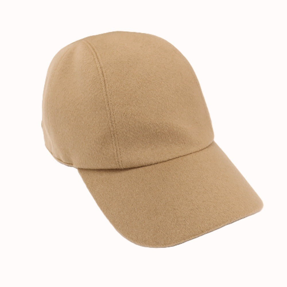 【中古】エルメス HERMES カシミヤ セリエ キャップ 帽子 キャメルベージュ【サイズ59】【 状態ランクA 】【 メンズ 】