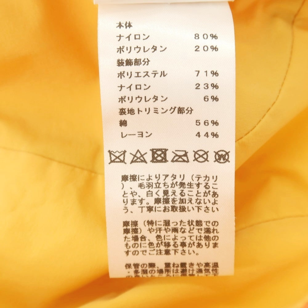 【中古】エルメス HERMES ナイロンポリウレタン ネバダライン キャップ 帽子 オレンジxライトオレンジ【サイズM】【 状態ランクB 】【 メンズ 】