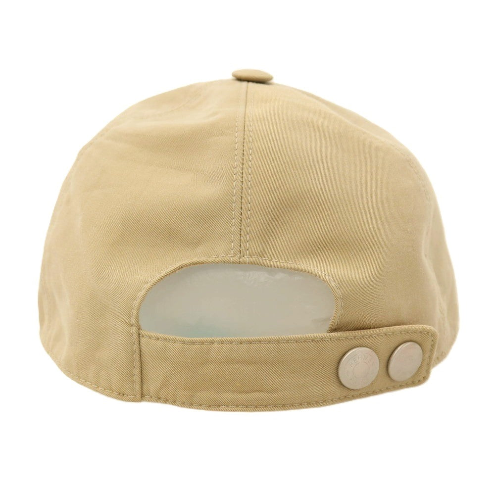 【中古】エルメス HERMES コットン ネオジャンプステッチ キャップ 帽子 ベージュ【サイズ59】【 状態ランクC 】【 メンズ 】