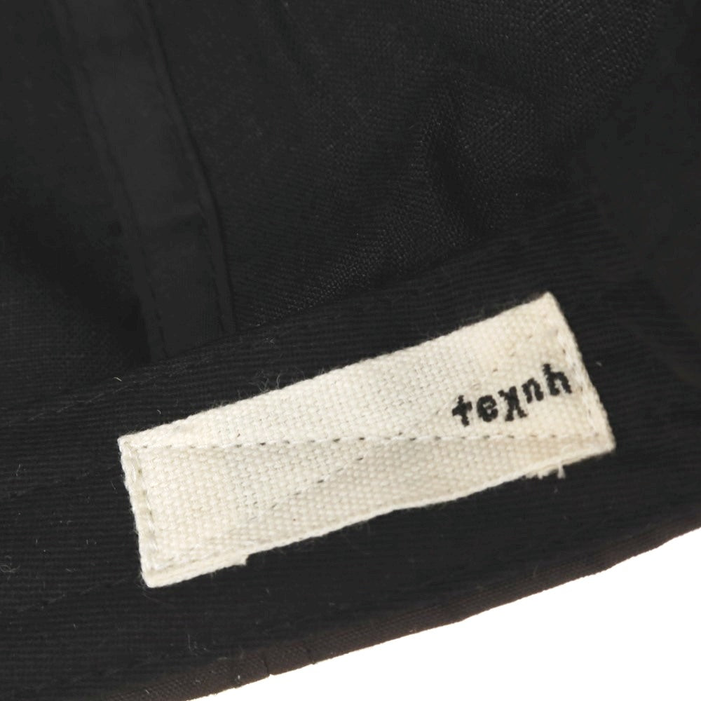 【中古】テクネ texnh GIBOSHI BOUSHI CAP ポリエステル キャップ 帽子 ブラック【 状態ランクA 】【 メンズ 】