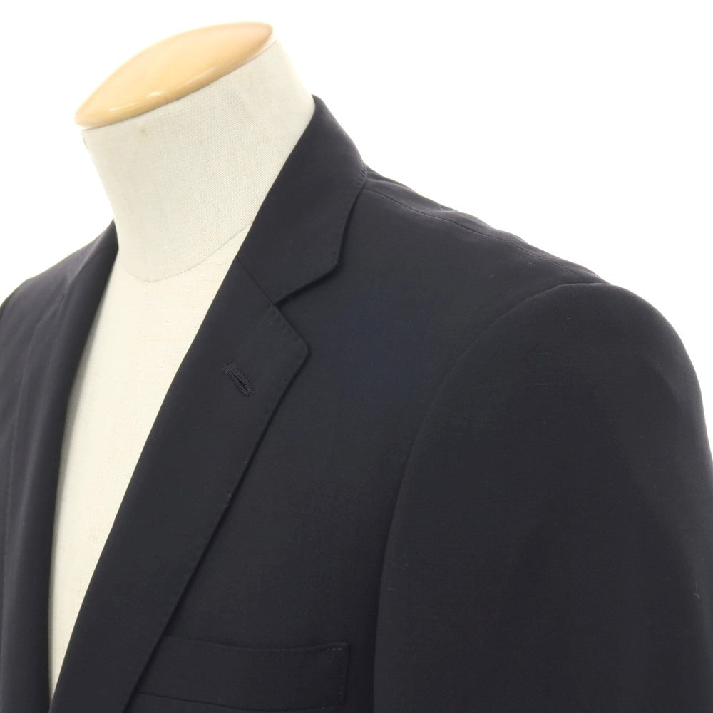 【中古】ルシック Le Chic SUPER110’S ウール 2つボタンスーツ ネイビーブラック系【サイズA4】【 状態ランクB 】【 メンズ 】