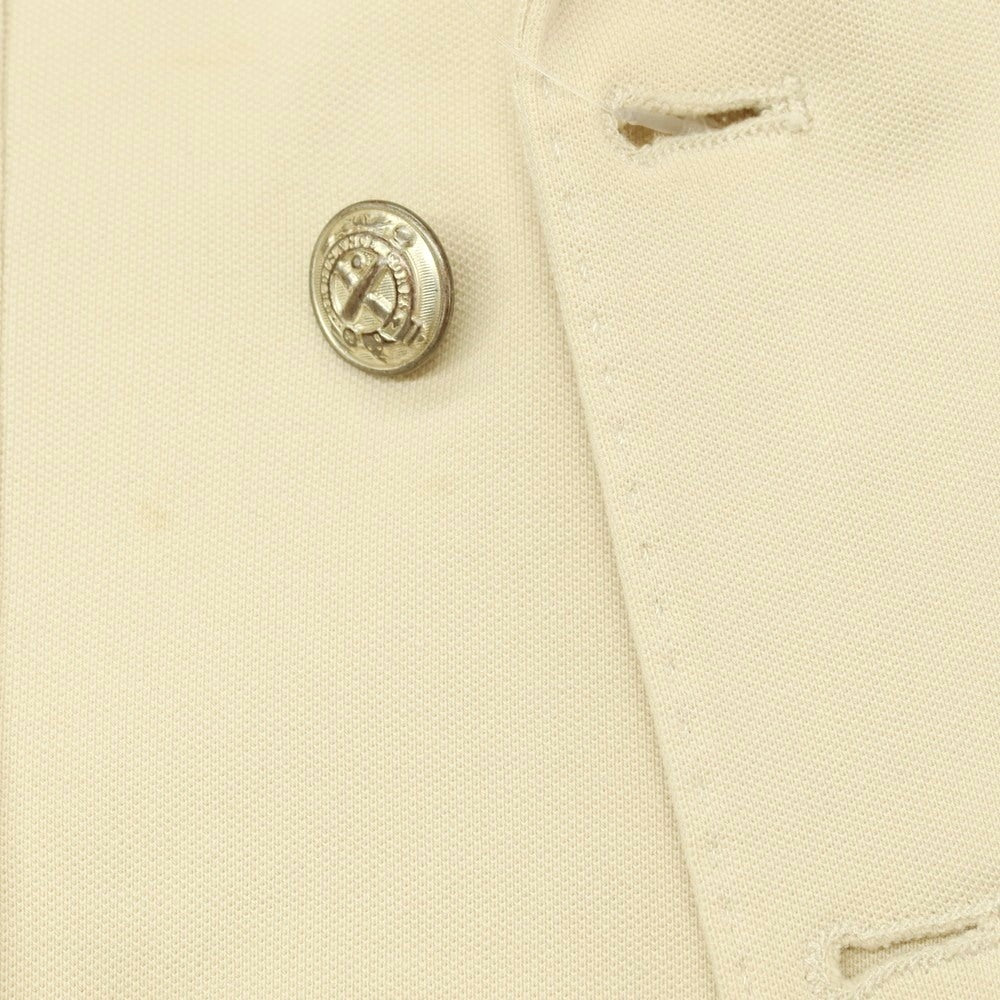 【中古】チルコロ1901 CIRCOLO 1901 コットン ジャージー ダブル6B カジュアルジャケット アイボリー【サイズ42】【 状態ランクC 】【 メンズ 】