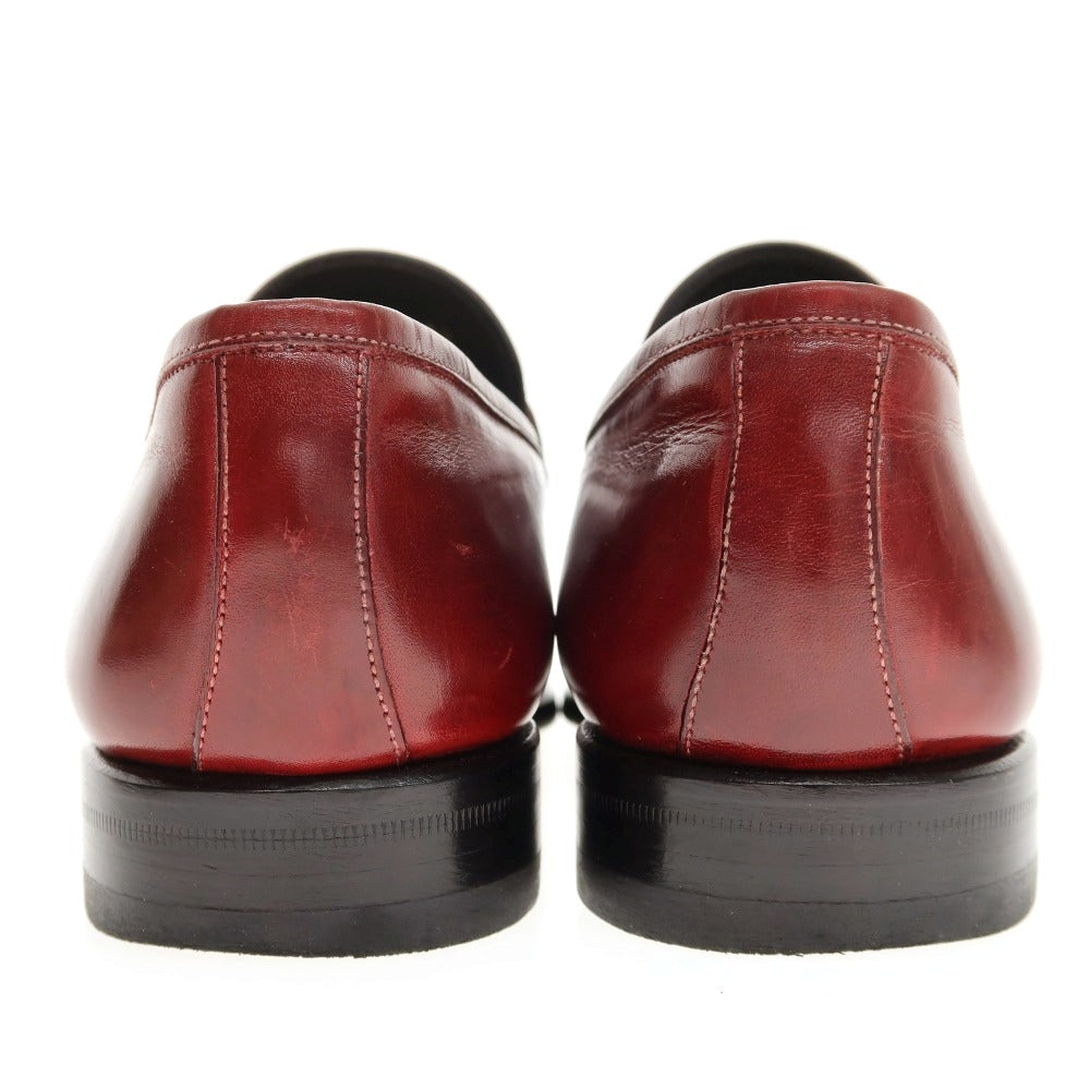 【中古】イセタンメンズ ISETAN MENS レザー ローファー レッド系【サイズ39】【 状態ランクB 】【 メンズ 】