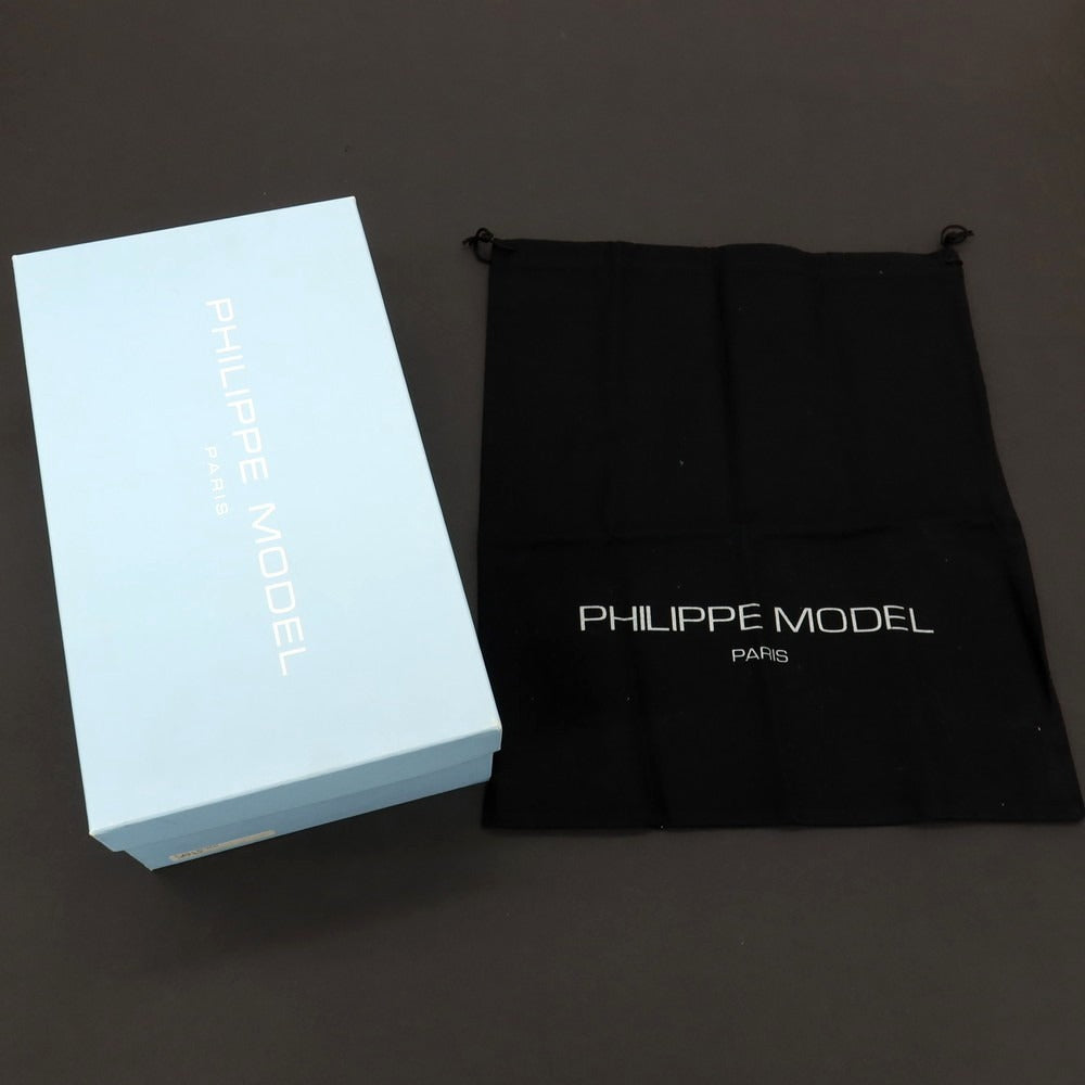 【中古】フィリップモデル PHILIPPE MODEL USED加工 デニム スニーカー ブルー【サイズ39】【 状態ランクA 】【 メンズ 】