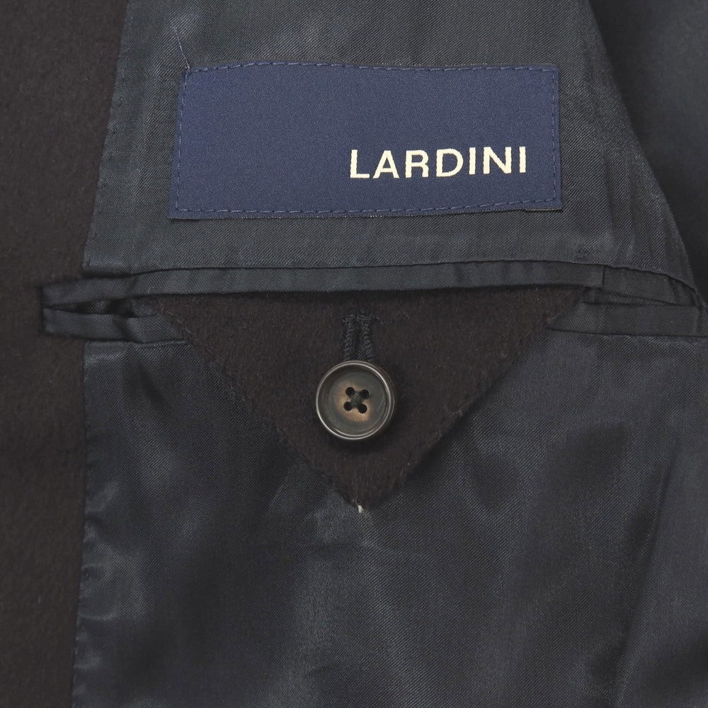 【中古】ラルディーニ LARDINI ウール チェスターフィールドコート ダークネイビー【サイズ46 7REG】【 状態ランクB 】【 メンズ 】