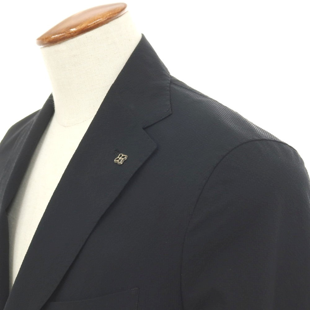 【中古】タリアトーレ TAGLIATORE ポリエステル 2B カジュアルジャケット ブラック【サイズ46/R】【 状態ランクC 】【 メンズ 】
