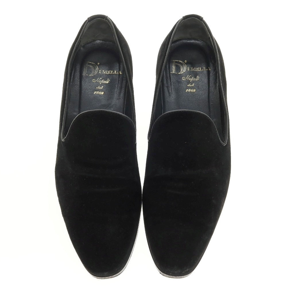 【中古】ディメッラ DI MELLA スエード ローファー ブラック【サイズ7】【 状態ランクC 】【 メンズ 】
