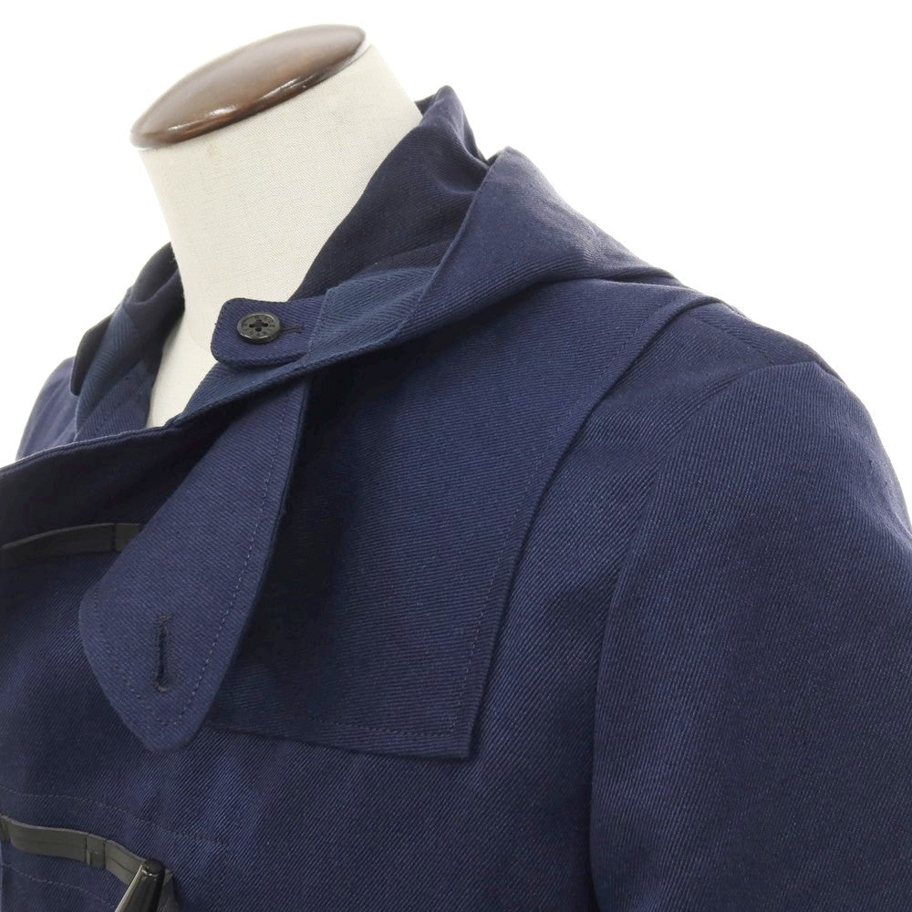 【中古】マッキントッシュ ロンドン MACKINTOSH LONDON リネン ダッフルコート ネイビー【サイズL】【 状態ランクB 】【 メンズ 】