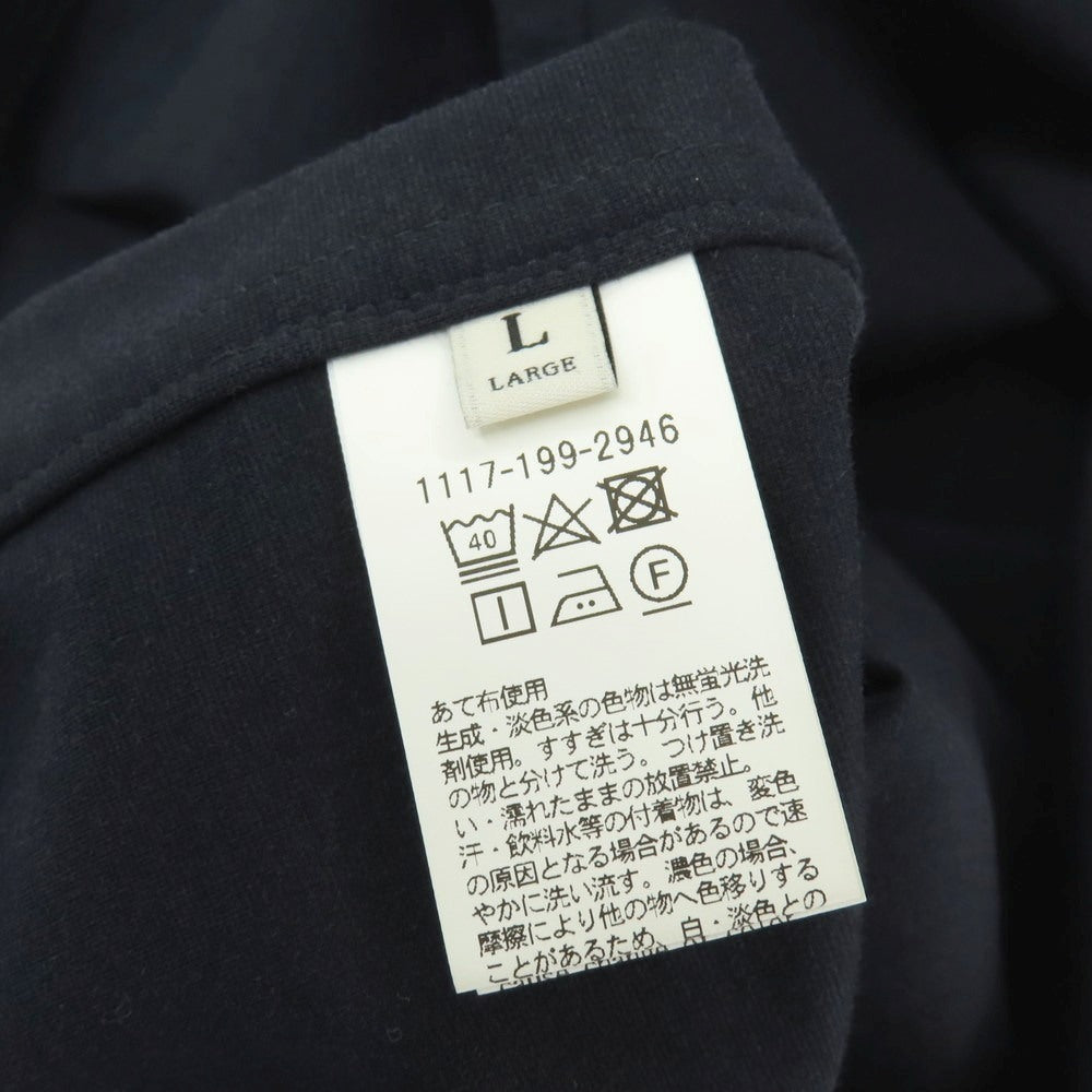 【中古】ユナイテッドアローズ UNITED ARROWS コットンポリエステル 半袖ポロシャツ ネイビー【サイズL】【 状態ランクB 】【 メンズ 】