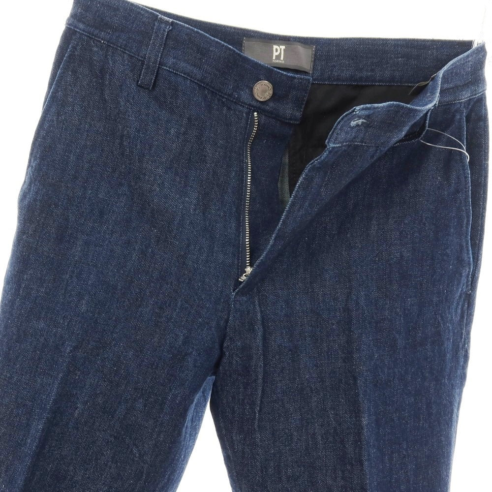 【中古】ピーティートリノ デニム PT TORINO DENIM CHINO REGGAE コットン デニムパンツ ジーンズ ネイビー【サイズ28】【 状態ランクB 】【 メンズ 】