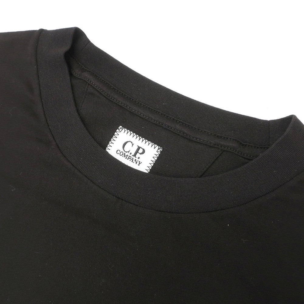 【中古】シーピーカンパニー C.P.Company コットン クルーネック 半袖Tシャツ ブラック【サイズM】【 状態ランクA 】【 メンズ 】