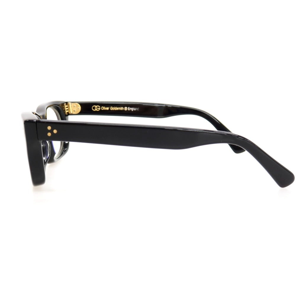 【中古】オリバー ゴールドスミス Oliver Goldsmith VICE CONSUL-s プラスチック メガネ ブラック【サイズ53□20-145】【 状態ランクC 】【 メンズ 】