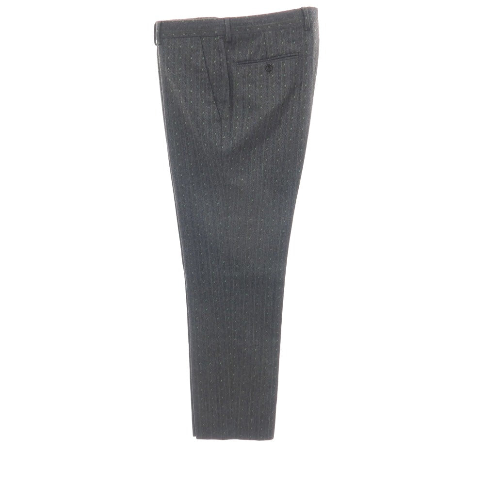 【中古】エトロ ETRO ウール 2つボタンスーツ グレーxグリーン【サイズ52】【 状態ランクB 】【 メンズ 】
