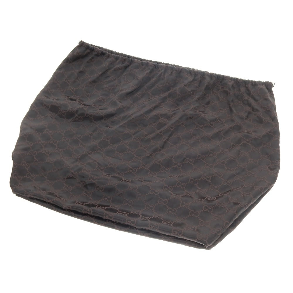 【中古】グッチ GUCCI レザー ブリーフケース ダークブラウン【 状態ランクC 】【 メンズ 】