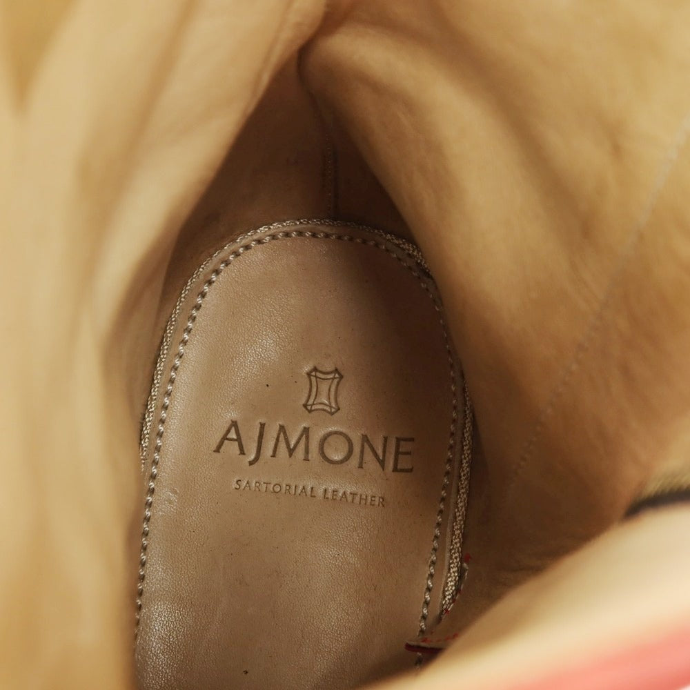 【中古】アイモネ AJMONE ホースハイド ブーツ レッド【サイズ41】【 状態ランクB 】【 メンズ 】