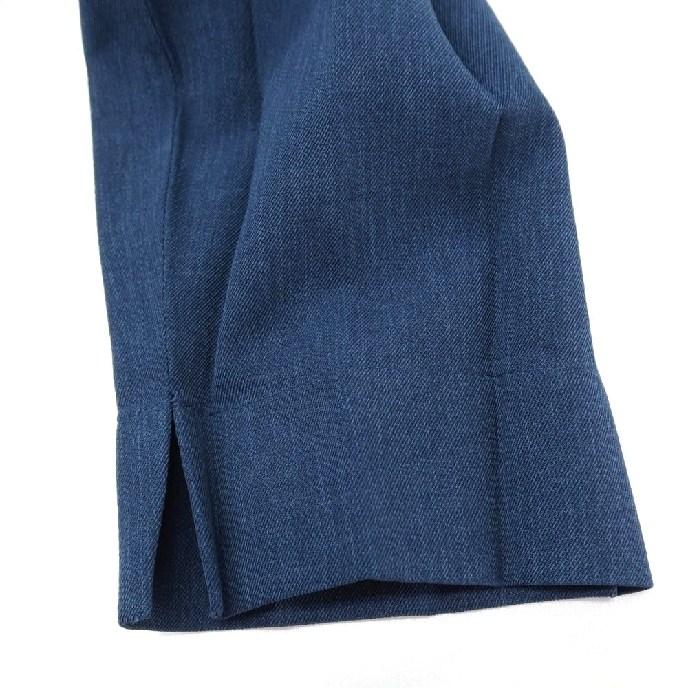 【中古】オム プリッセ イッセイミヤケ HOMME PLISSE ISSEY MIYAKE 2026年春夏 アコーディオンプリーツ加工 カジュアルシャツ ネイビー【サイズ表記なし(L位)】【 状態ランクA 】【 メンズ 】