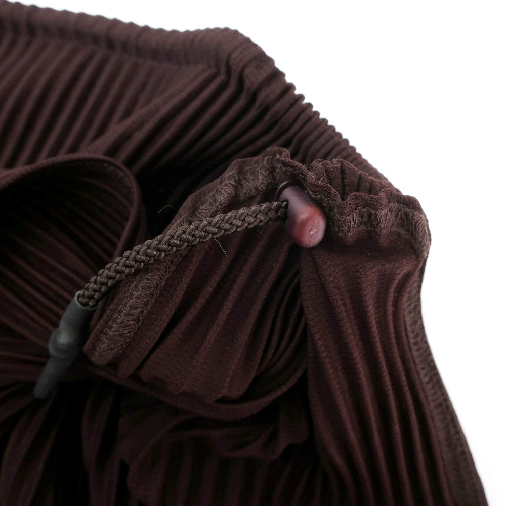 【中古】オム プリッセ イッセイミヤケ HOMME PLISSE ISSEY MIYAKE 2026年春夏 プリーツ カットソー ブラウン【サイズ表記なし(L位)】【 状態ランクA 】【 メンズ 】