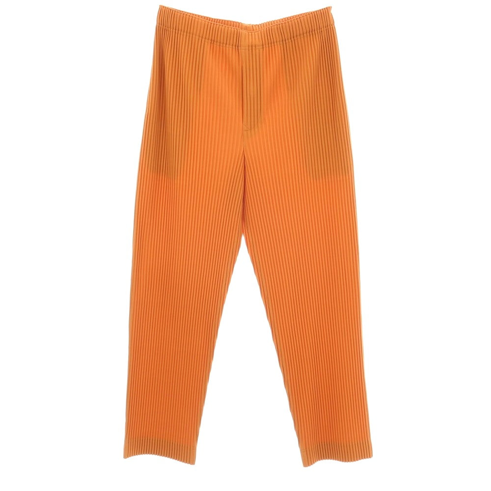 【中古】オム プリッセ イッセイミヤケ HOMME PLISSE ISSEY MIYAKE 2026年春夏 プリーツ加工 イージーパンツ オレンジ【サイズ表記なし(L位)】【 状態ランクA 】【 メンズ 】