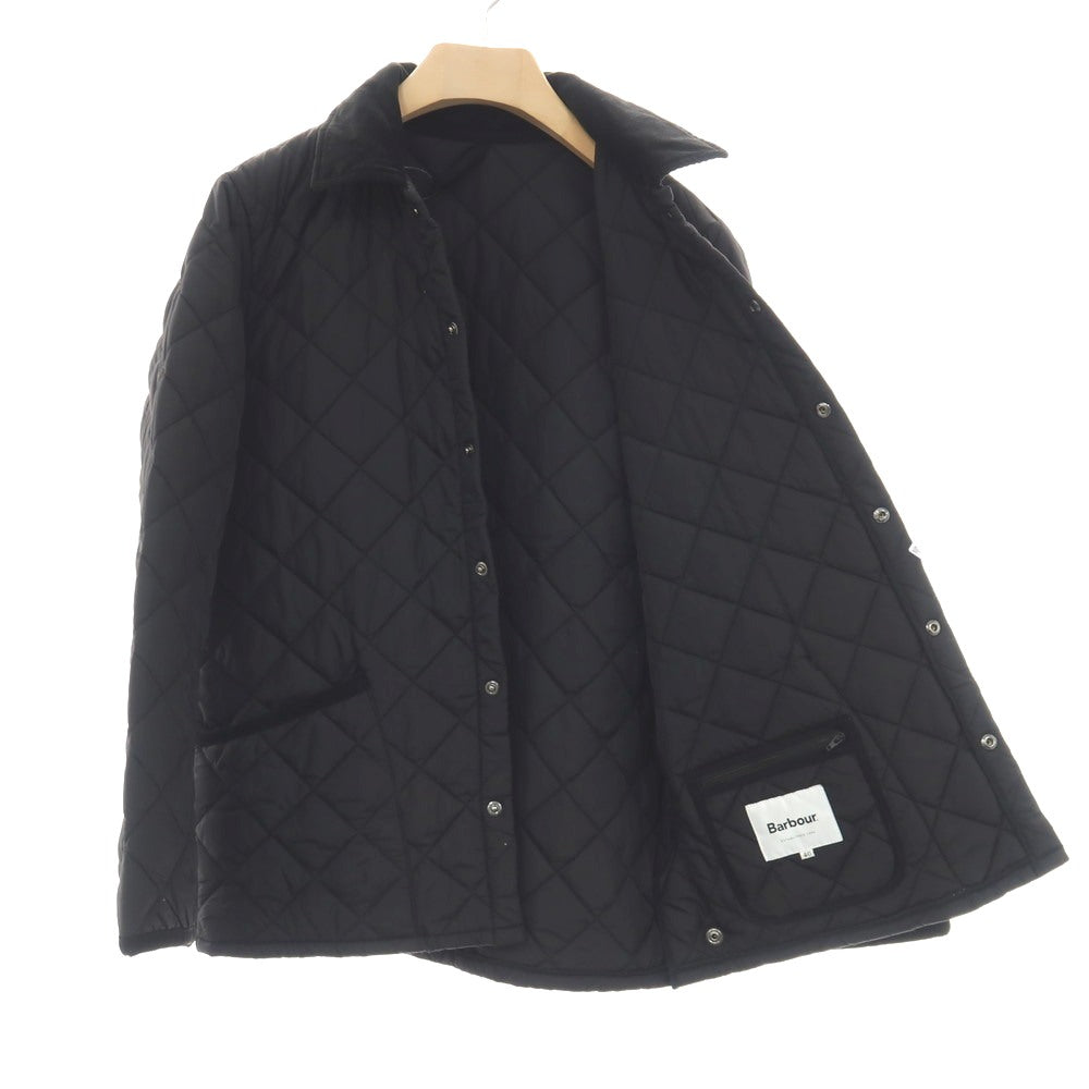 【中古】バブアー Barbour ナイロン 中綿入り キルティングブルゾン ブラック【サイズ40】【 状態ランクB 】【 メンズ 】