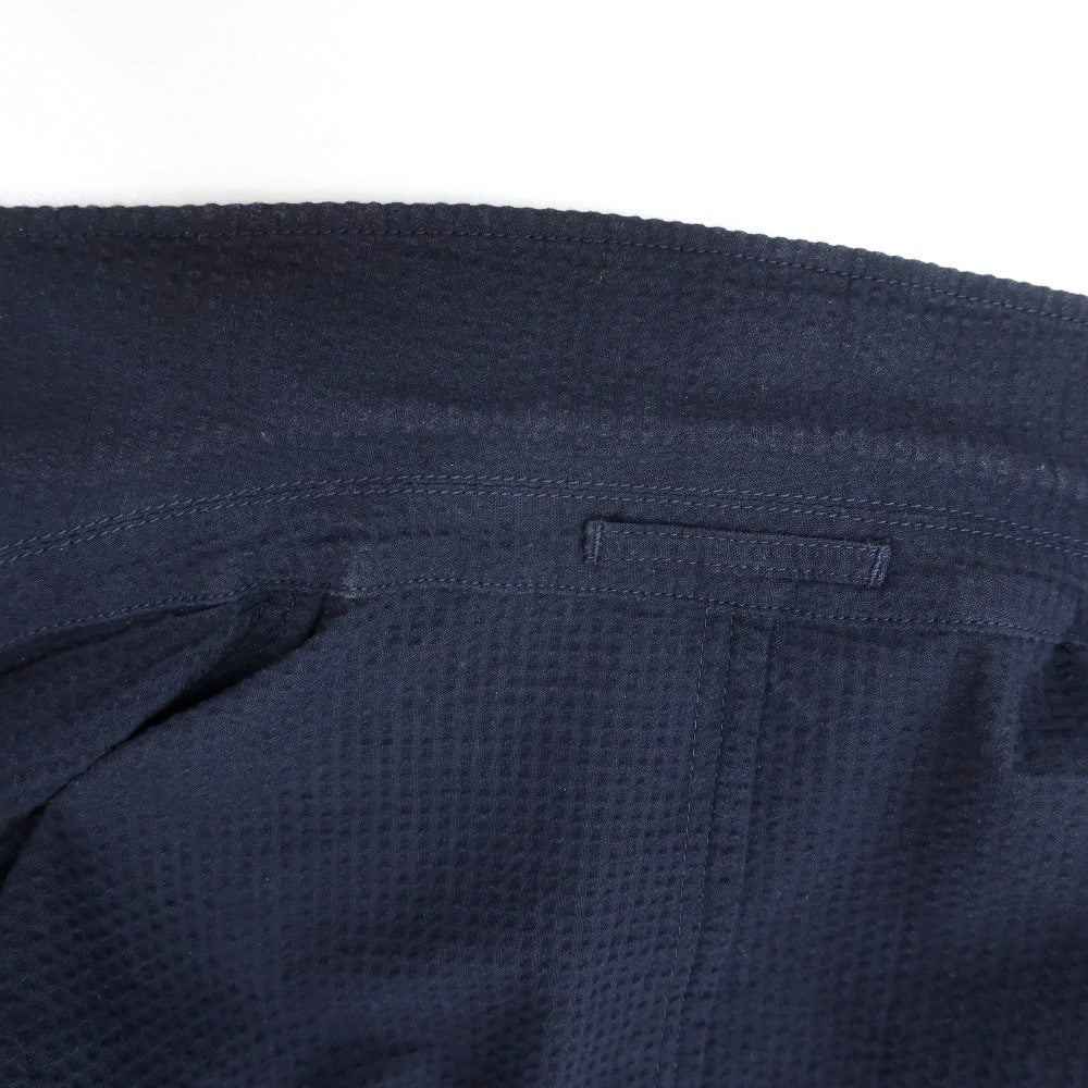 【中古】ラルディーニ LARDINI コットン シアサッカー 3B テーラードジャケット ネイビー【サイズ46】【 状態ランクC 】【 メンズ 】