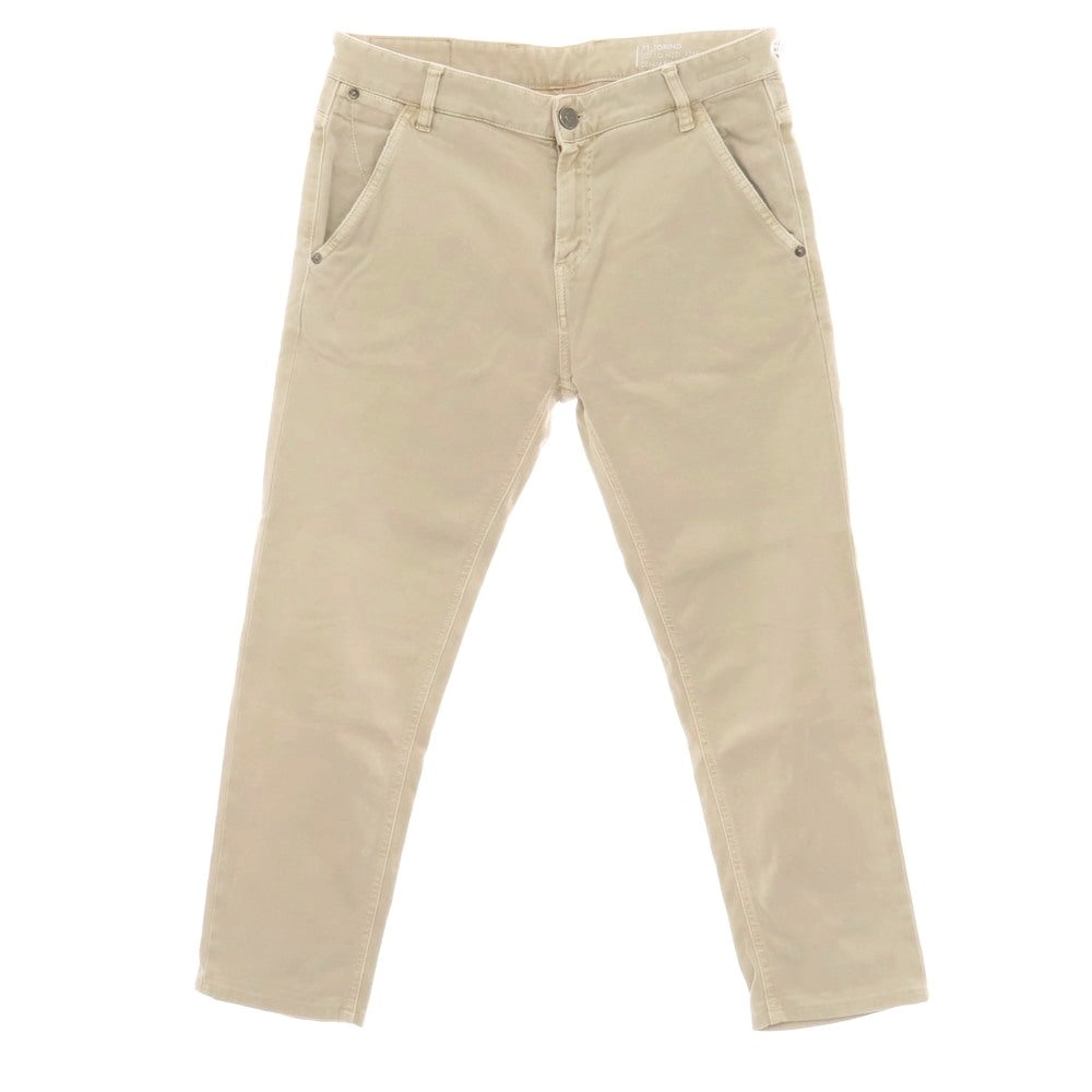 【中古】ピーティートリノ デニム PT TORINO DENIM INDIE ストレッチ コットン デニムパンツ ベージュ【サイズ32】【 状態ランクC 】【 メンズ 】
