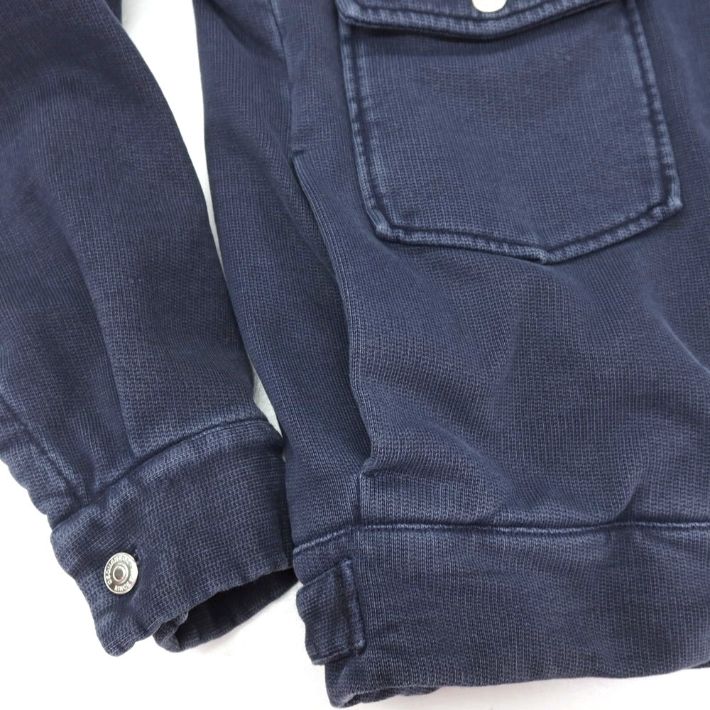 【中古】ディースクエアード DSQUARED2 コットン ダブルジップブルゾン ネイビー【サイズXS】【 状態ランクB 】【 メンズ 】