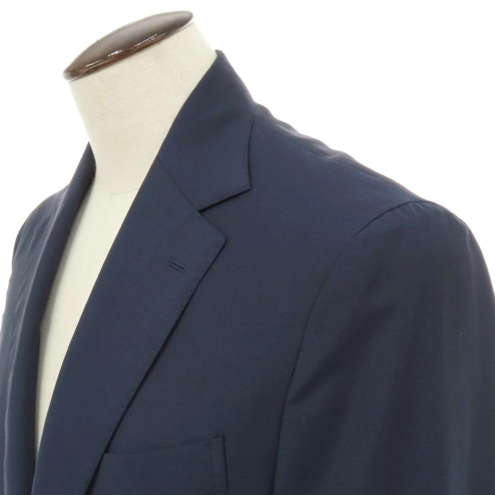 【中古】デペトリロ DE PETRILLO ウール 3つボタンスーツ ネイビー【サイズ50】【 状態ランクB 】【 メンズ 】