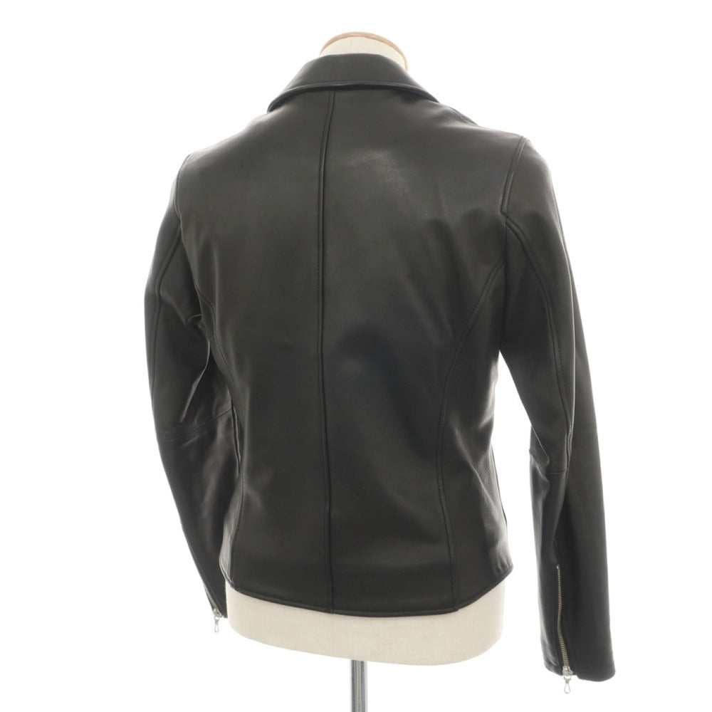 【中古】ビームス BEAMS シープレザー ライダースジャケット ブラック【サイズS】【 状態ランクB 】【 メンズ 】