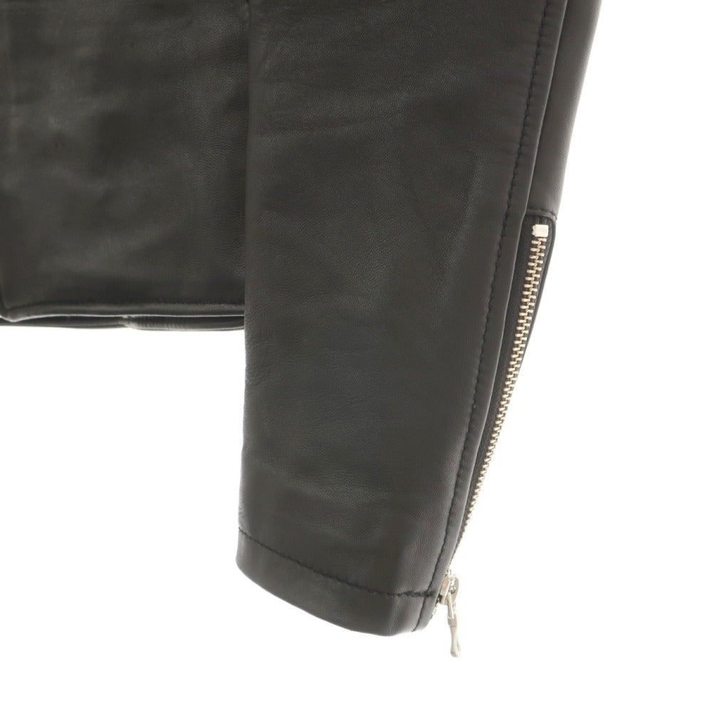 【中古】ビームス BEAMS シープレザー ライダースジャケット ブラック【サイズS】【 状態ランクB 】【 メンズ 】