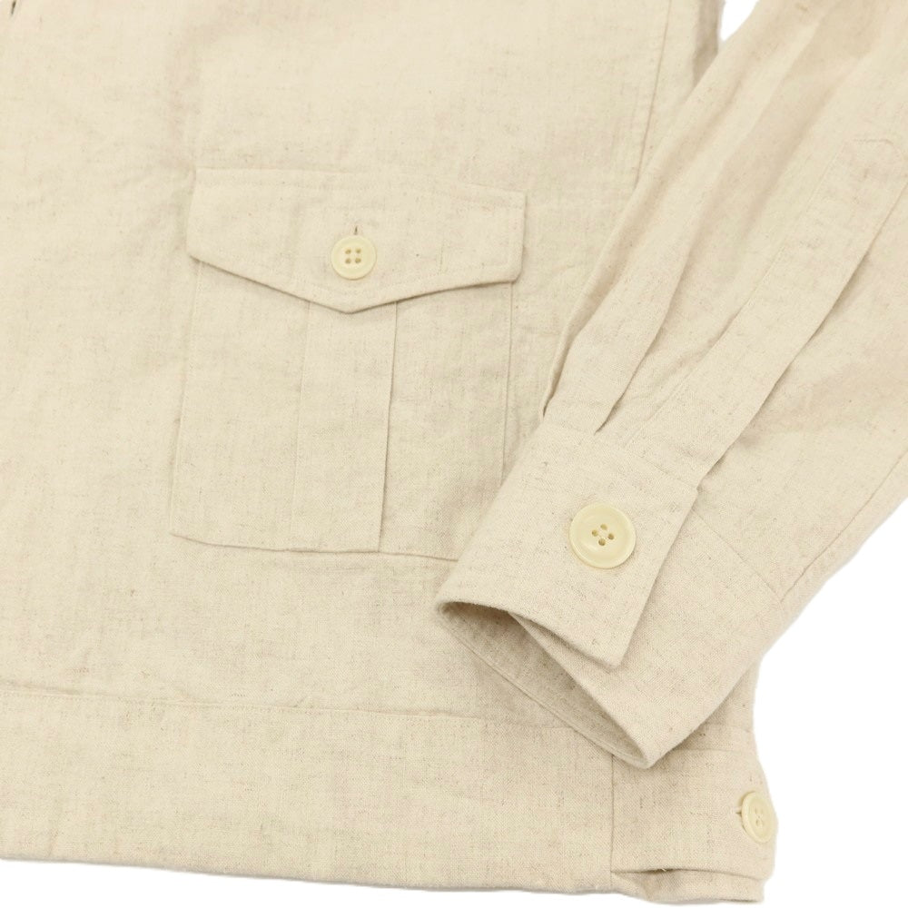 【中古】リングヂャケット RING JACKET コットンリネン ワークジャケット アイボリー【サイズS】【 状態ランクB 】【 メンズ 】