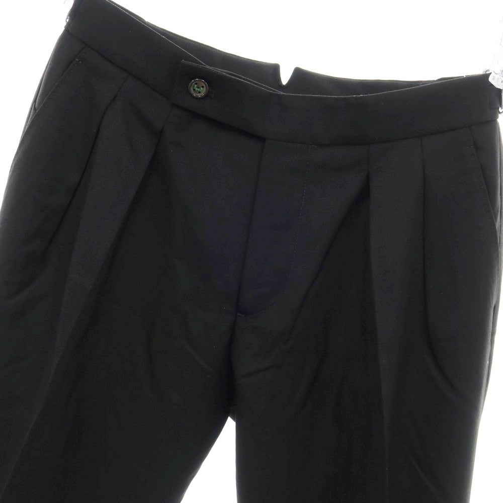 【中古】ベルウィッチ BERWICH ウール ドレススラックスパンツ ブラック【サイズ46】【 状態ランクB 】【 メンズ 】