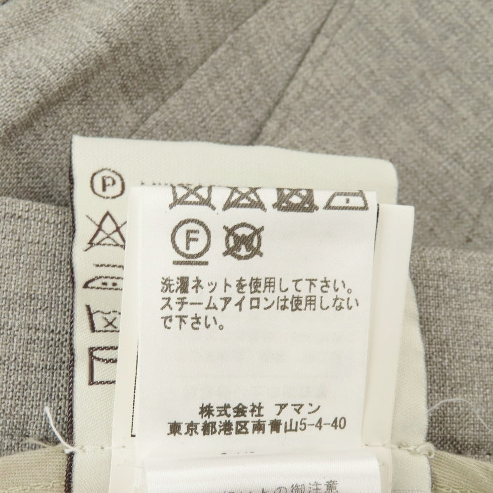 【中古】ベルウィッチ BERWICH rum ウール イージースラックスパンツ グレー【サイズ44】【 状態ランクB 】【 メンズ 】