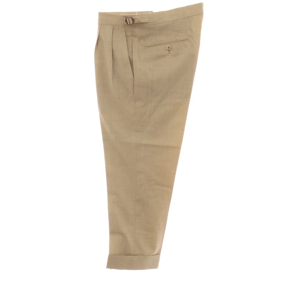 【中古】ジーティーアー G.T.A HERRICK JP ウール ドレススラックスパンツ ベージュ【サイズ46】【 状態ランクA 】【 メンズ 】