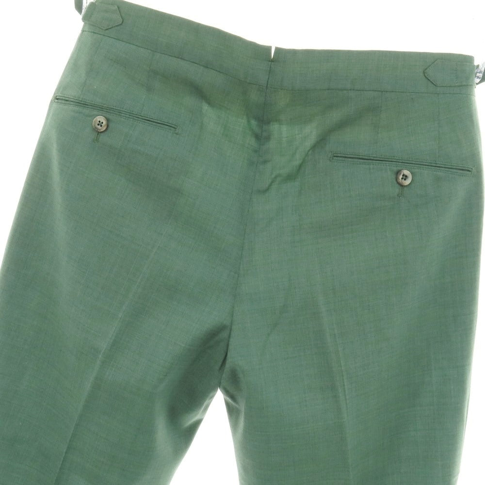 【中古】ジーティーアー G.T.A HERRICK ウール ドレススラックスパンツ グリーン【サイズ46】【 状態ランクA 】【 メンズ 】