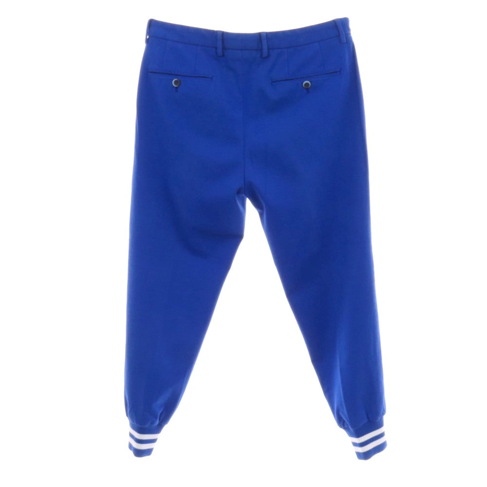 【中古】ジーティーアー G.T.A GIORGIO CAPSULE ストレッチ コットン ジャージー リブパンツ ブルー【サイズ46】【 状態ランクB 】【 メンズ 】