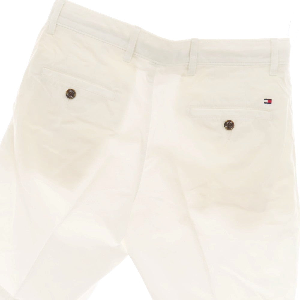 【中古】トミーヒルフィガー TOMMY HILFIGER コットン ショートパンツ ホワイト【サイズ30】【 状態ランクB 】【 メンズ 】