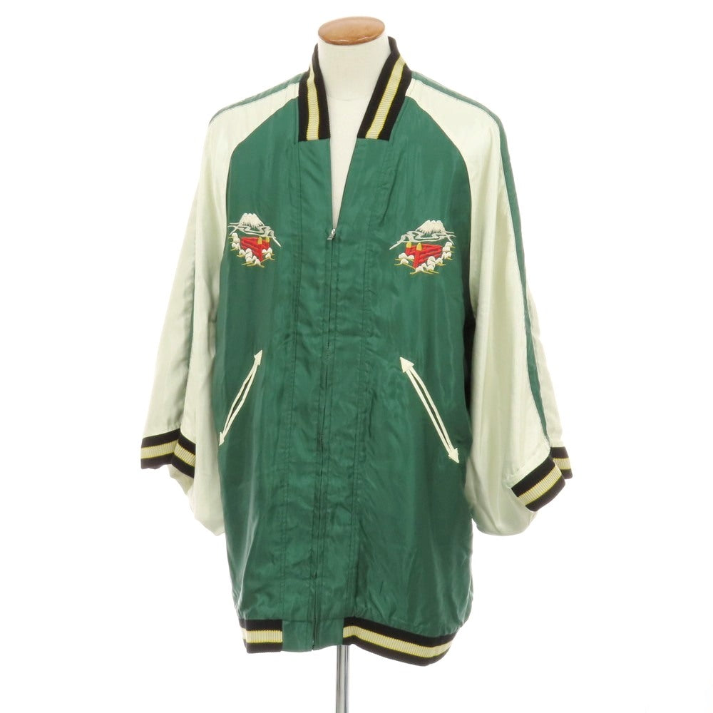 【中古】テイラー トーヨー TAILOR TOYO × YAMATO Lab. リバーシブル アセテート スカジャンキモノ ブラック【サイズM】【 状態ランクB 】【 ユニセックス 】